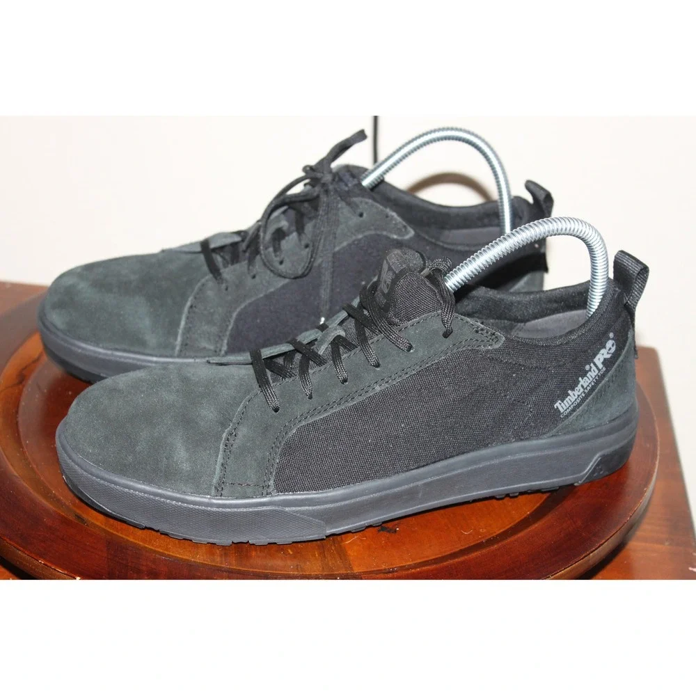 Timberland PRO Powertrain Black Alloy Toe Work‎ Sneakers Shoes